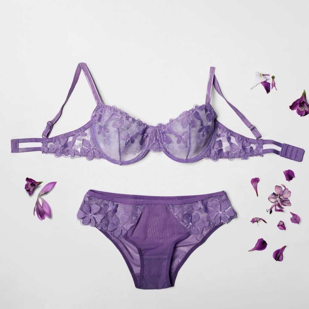 ست سوتین و شورت زیر فنردار برند انوشه 