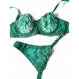 ست شورت وسوتین فنر دار تور اروپایی برند ژینا