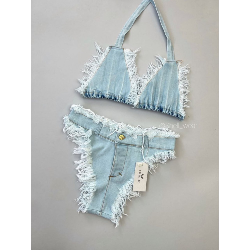 ست بیکینی جین فانتزی برند فیتن